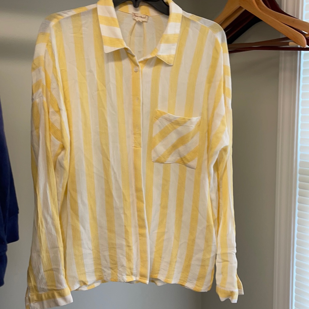 Summer Button Down Blouse